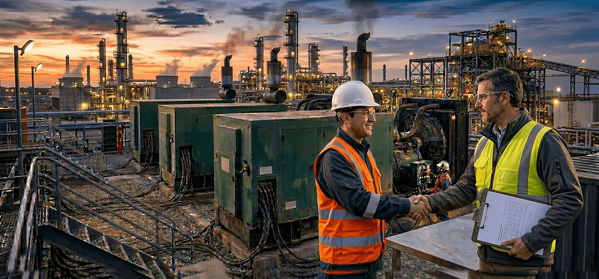 renta de generadores energía cuando no hay margen