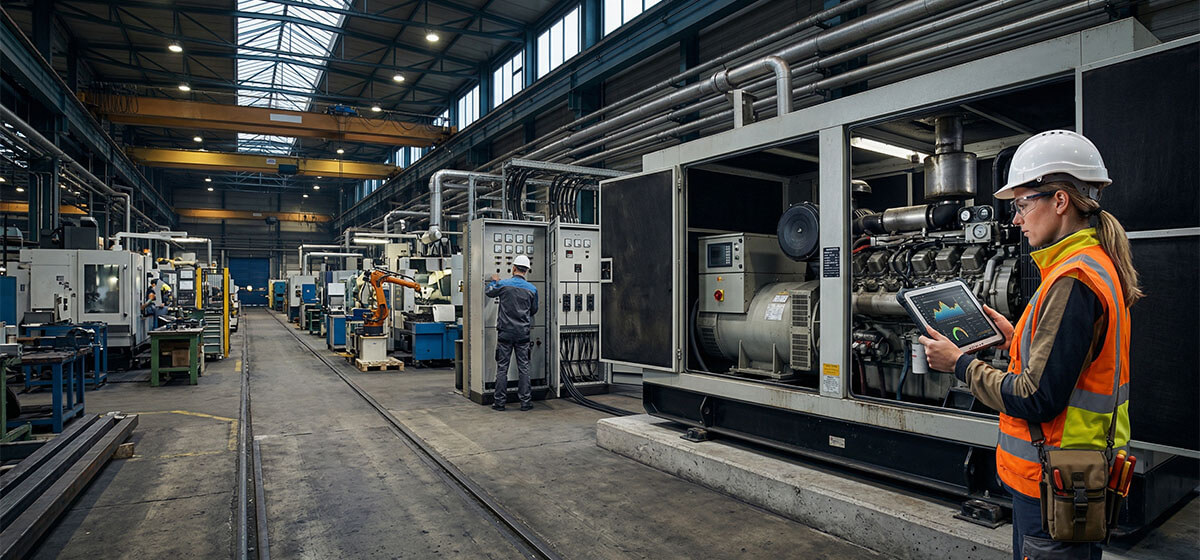 cómo calcular un generador industrial