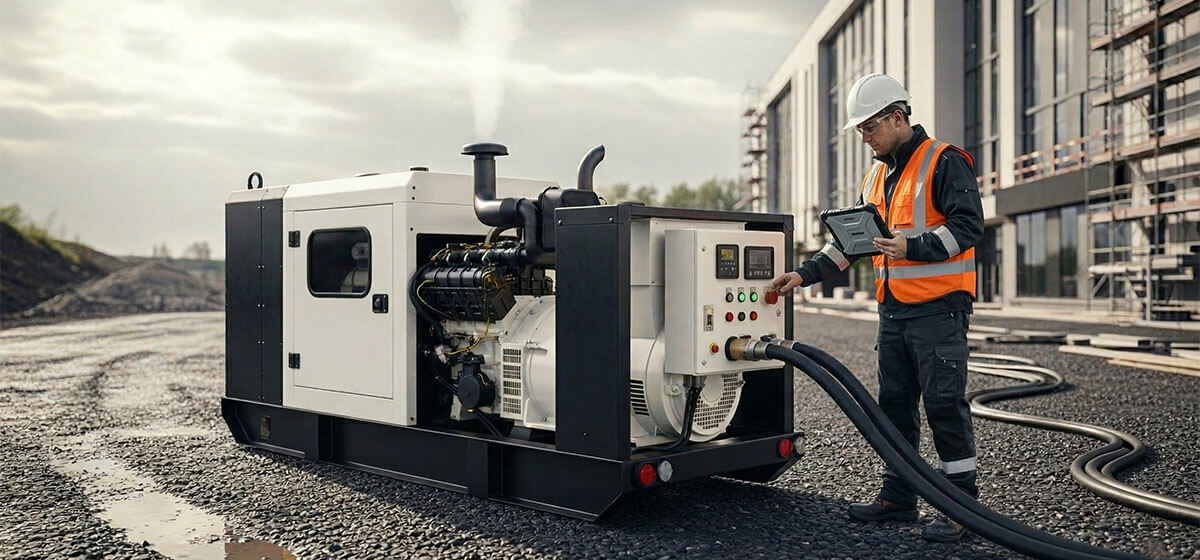 renta generadores para operación continua