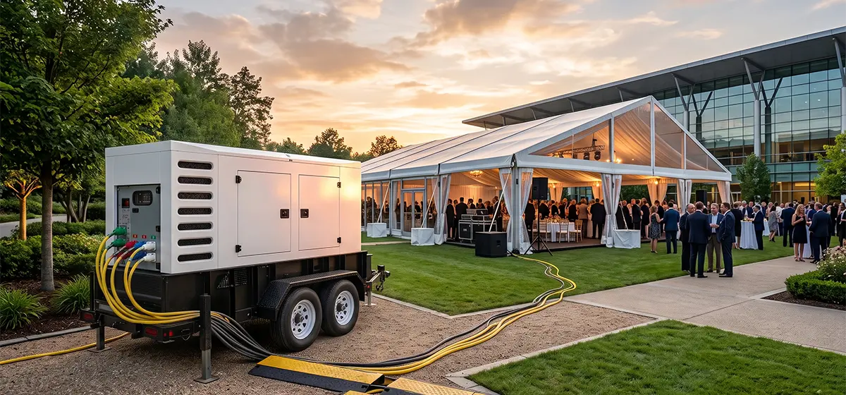 renta de generador para eventos corporativos